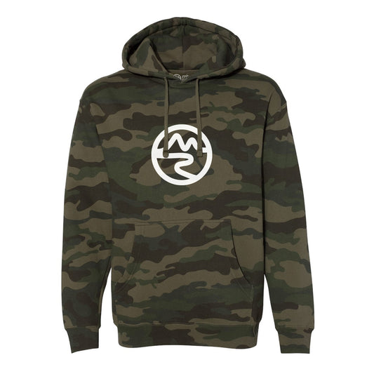 Camouflage hoodie sweater with Mtn Logo logo