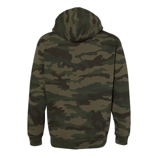 Camouflage hoodie sweater backside