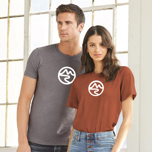 Mountain & River Unisex Vintage Fitted T-Shirt by Mtn Flo | Ring-Spun Cotton Blend