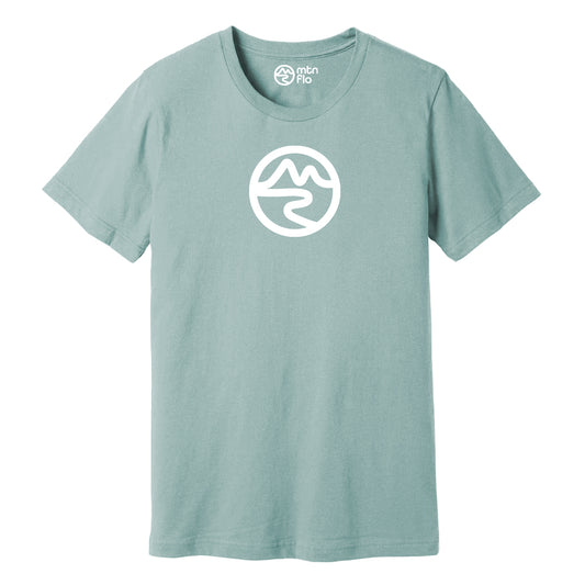 Mountain & River Unisex Relaxed Fit Jersey T-Shirt by Mtn Flo | 100% Ring-Spun Cotton