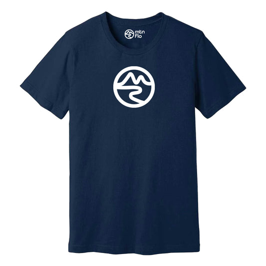 Mountain & River Unisex Relaxed Fit Jersey T-Shirt by Mtn Flo | 100% Ring-Spun Cotton
