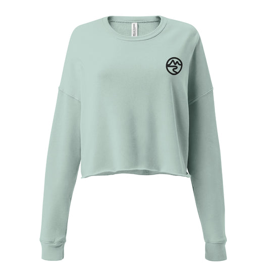 Mountain & River Women's Cropped Sweatshirt | Jersey Cotton Blend
