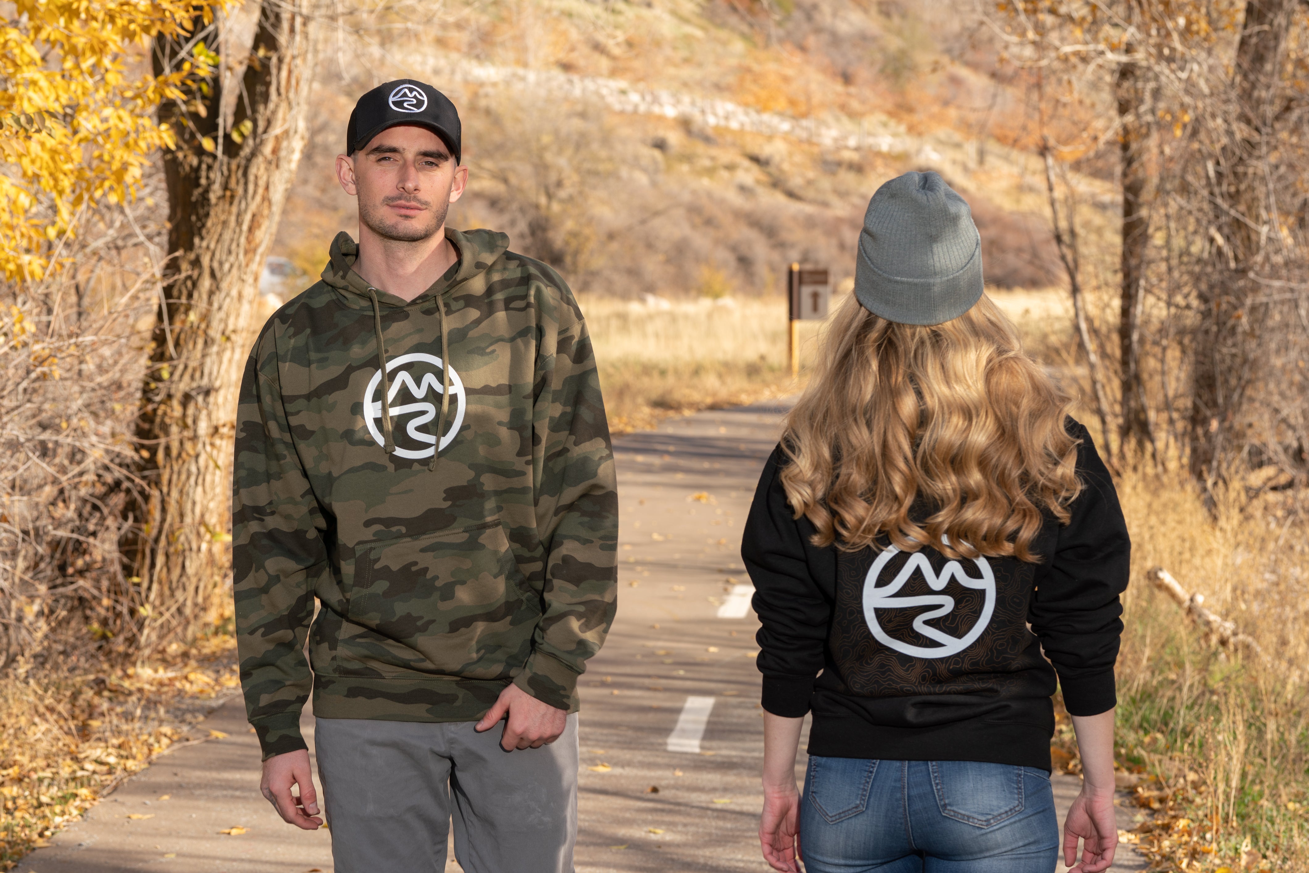 Camo Outdoor Hoodie Sweater | Ring-Spun Cotton Blend | Mtn Flo