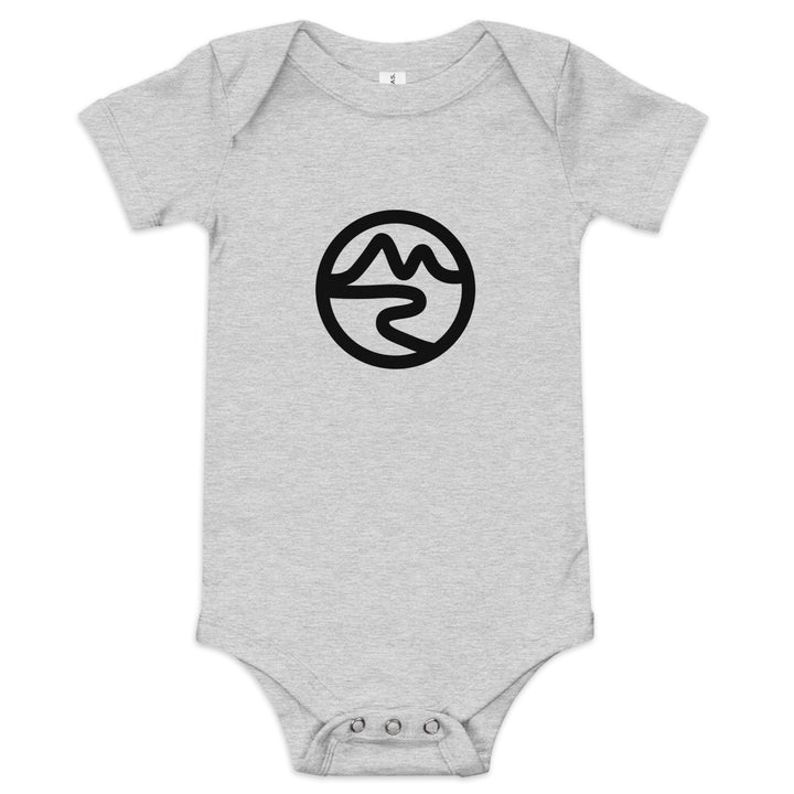 Mountain & River Baby Short Sleeve Onesie by Mtn Flo | 100% Cotton