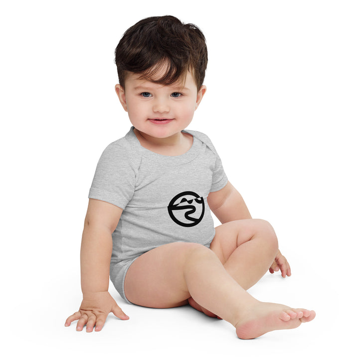 Mountain & River Baby Short Sleeve Onesie by Mtn Flo | 100% Cotton