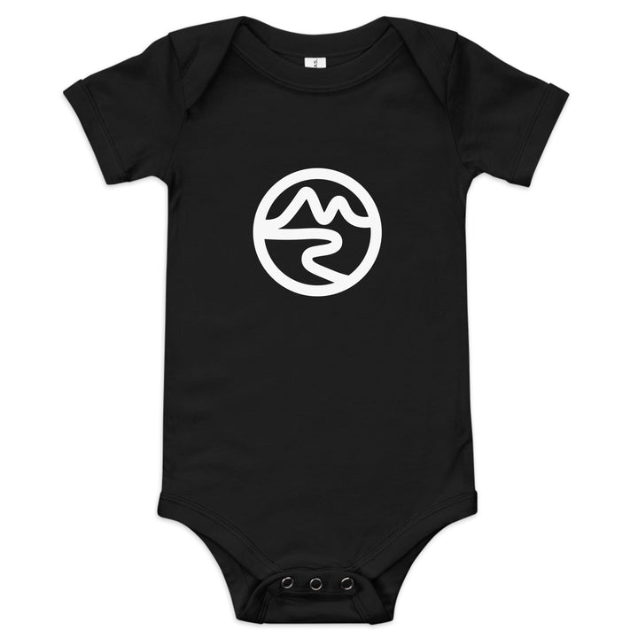 Mountain & River Baby Short Sleeve Onesie by Mtn Flo | 100% Cotton