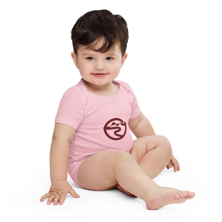 Mountain & River Baby Short Sleeve Onesie by Mtn Flo | 100% Cotton