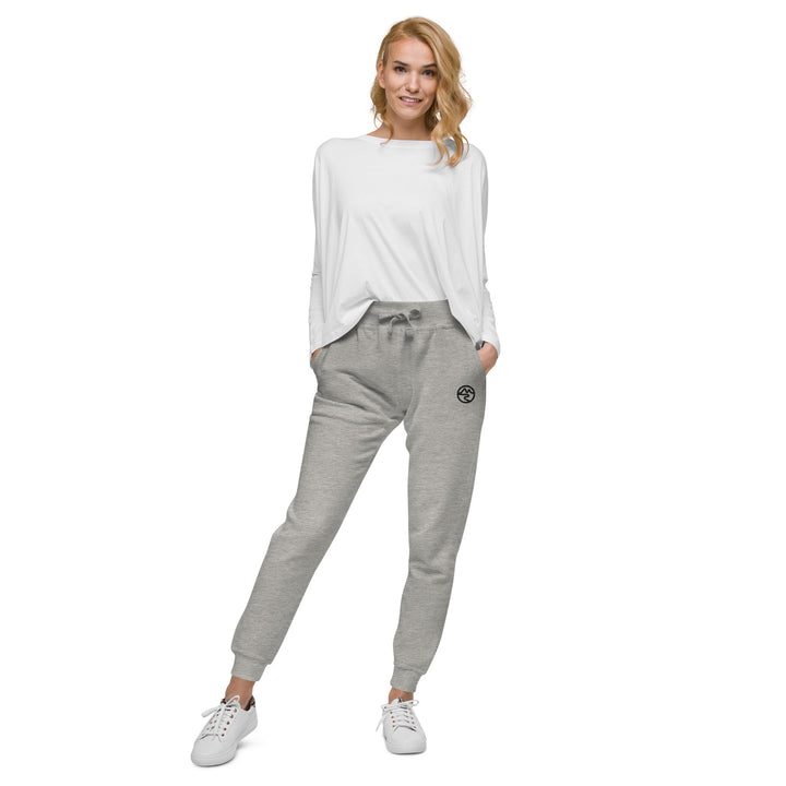 Mountain & River Embroidered Fleece Women's Sweatpants by Mtn Flo | Cotton Blend