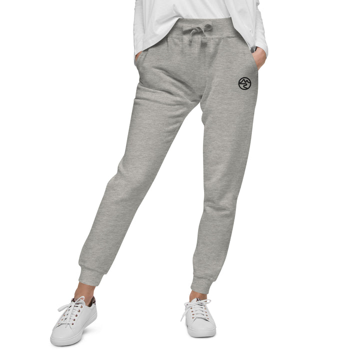 Mountain & River Embroidered Fleece Women's Sweatpants by Mtn Flo | Cotton Blend