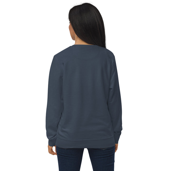 Mountain & River Embroidered Organic Unisex Sweatshirt | Organic Cotton Blend