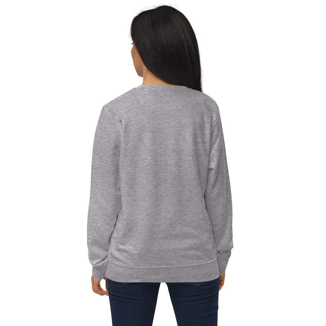 Mountain & River Embroidered Organic Unisex Sweatshirt | Organic Cotton Blend