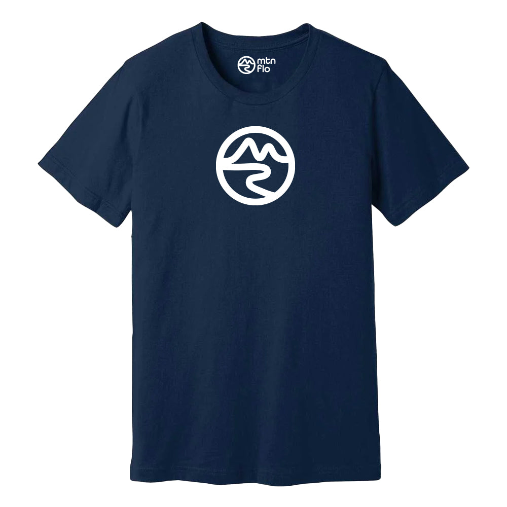 Mountain & River Unisex Relaxed Fit Jersey T-Shirt by Mtn Flo | 100% Ring-Spun Cotton