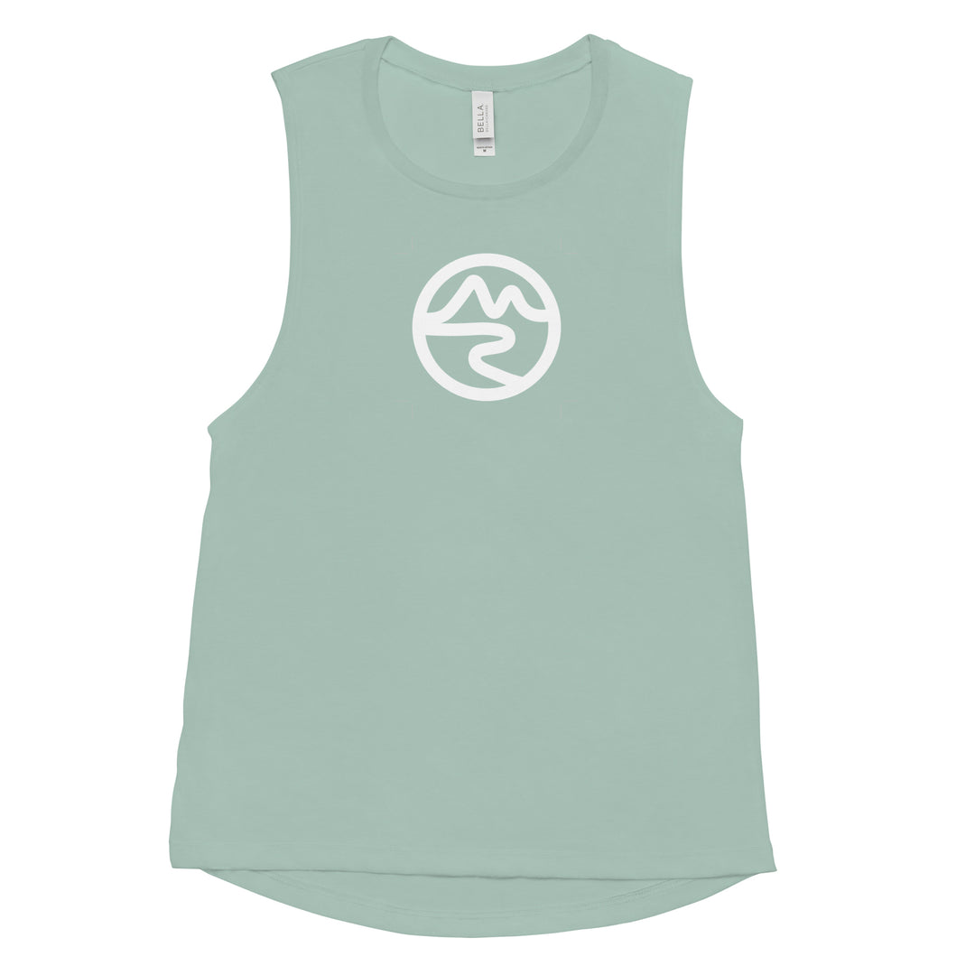 Mountain & River Women's Muscle Tank by Mtn Flo