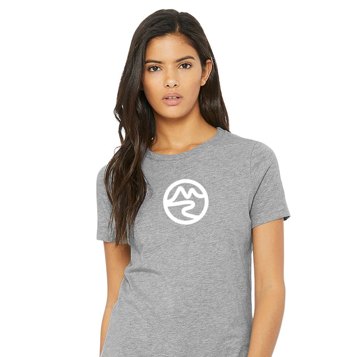 Mountain & River Women's Relaxed Fit Jersey T-Shirt by Mtn Flo | Ring-Spun Cotton Blend